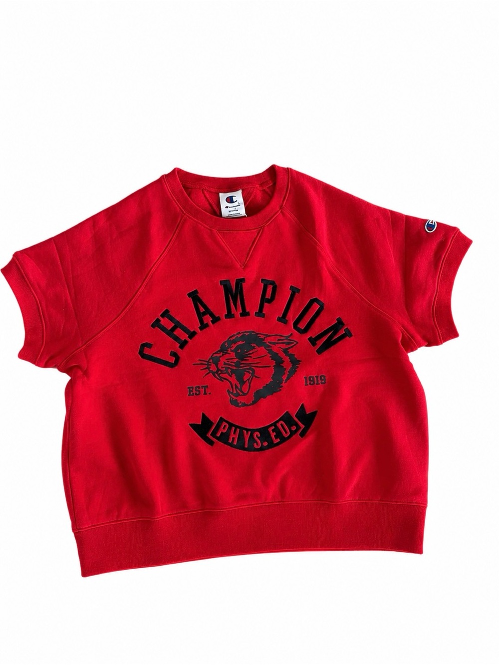 Champion  Red Short-Sleeve Pullover Tee